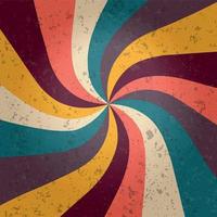 Psychedelic retro groove background vector