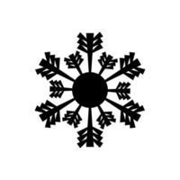Snowflake icon, logo isolated on white background vector