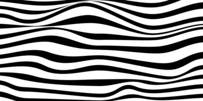 black and white abstract wave moving background. vector