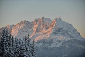 winter mountain landscape photo