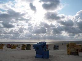 Langeoog island in the german north sea photo