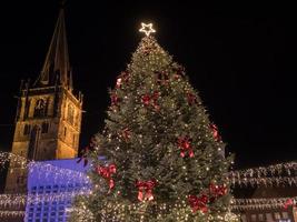 tiempo de navidad en ahaus en westfalia foto