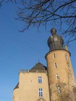 Winter time at a castle in germany photo