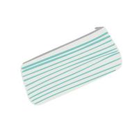 Illustration of a white-blue pencil case isolated on white background vector