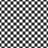 Monochrome Chickened geometric retro pattern. Seamless pattern with squares. Vector illustration