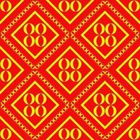 native asian geometric pattern vector