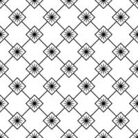 black white asian boho mandalas geometric floral pattern for printing on fabric ,Other products on demand vector