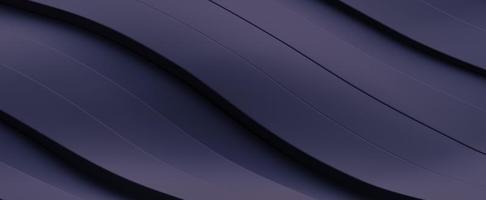 Purple lines wave with gradient background. Volumetric magenta stripes with 3d render warp. Geometrically elegant flowing stream with sleek curved design photo