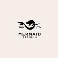 premium beauty Mermaid logo icon design vector