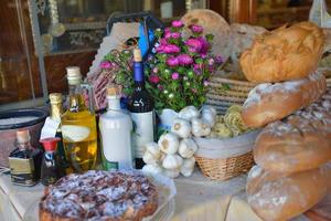 catering comida buffet interior en restaurante de lujo foto