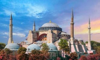 Istanbul, Turkey, Hagia Ayasofya Sophia Grand Mosque in Istanbul, main tourist city attraction
