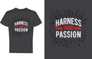aprovecha la tipografía de tu pasión y el colorido diseño abstracto de camisetas