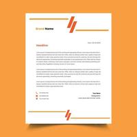 Letterhead Design Template Add vector