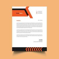 Letterhead Design Template vector