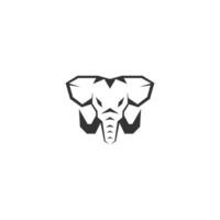 Elephant icon logo design illustration vector