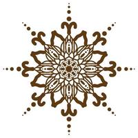 diseño de arte mandala, archivo vectorial. vector