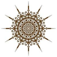 diseño de arte mandala, archivo vectorial. vector