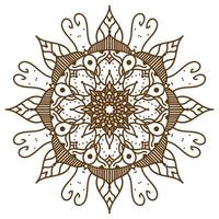 diseño de arte mandala, archivo vectorial. vector