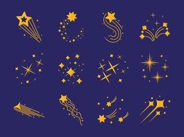 Star Icon Set vector