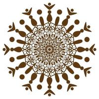 Mandala Art Design, vector file.