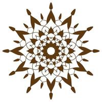 diseño de arte mandala, archivo vectorial. vector