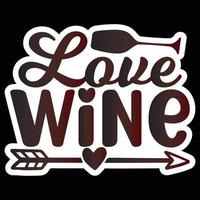 Best Of Wine Sticker Design And Download Vector File.