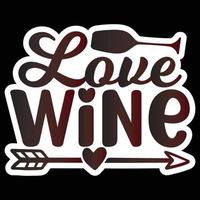 Best Of Wine Sticker Design And Download Vector File.