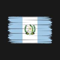 Guatemala Flag Brush Strokes. National Flag vector