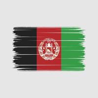 Afghanistan Flag Brush Strokes. National Flag vector