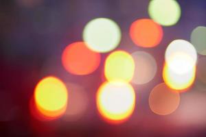 blured treffic street lights photo