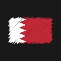 Bahrain Flag Brush Strokes. National Flag vector