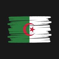 Algeria Flag Brush. National Flag vector