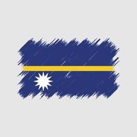 Nauru Flag Brush. National Flag vector