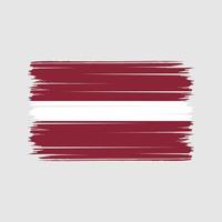 Latvia Flag Brush Strokes. National Flag vector