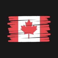 Canada Flag Brush. National Flag vector