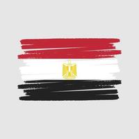 Egypt Flag Brush. National Flag vector