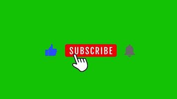 Subscribe and Reminder Button Animation on black channel. animated, background, click, internet, media, online, social, stream, streaming, video, views, youtube video