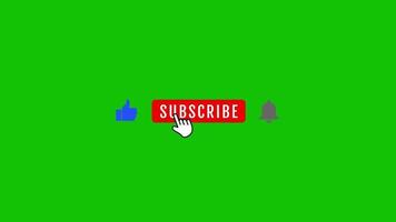 Subscribe and Reminder Button Animation on black channel. animated, background, click, internet, media, online, social, stream, streaming, video, views, youtube video