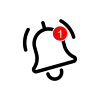 belpictogram png transparant, melding png