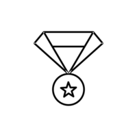 medalla, premio png transparente