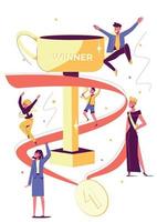 Winner People Awards Composition vector