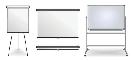 Realistic Boards For Presentation vector