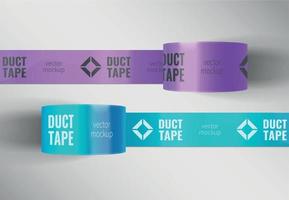 Colorful Duct Tape Set vector