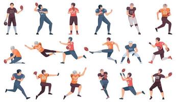 American Football Set vector