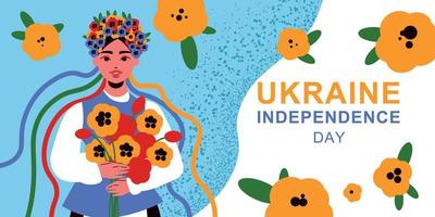 Colored Ukraine Composition vector