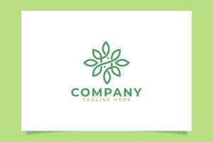 geometric floral logo for any business vector