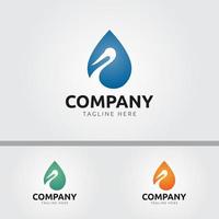 a simple pelican logo for any business. vector