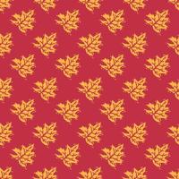 Autumn background. Seamless autumn leaves pattern. autumn maple leaves vector