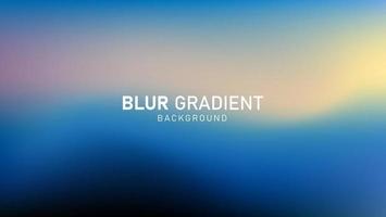 Colorful modern gradient blur background design vector