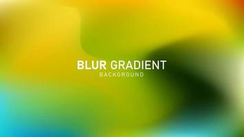 Colorful modern gradient blur background design vector